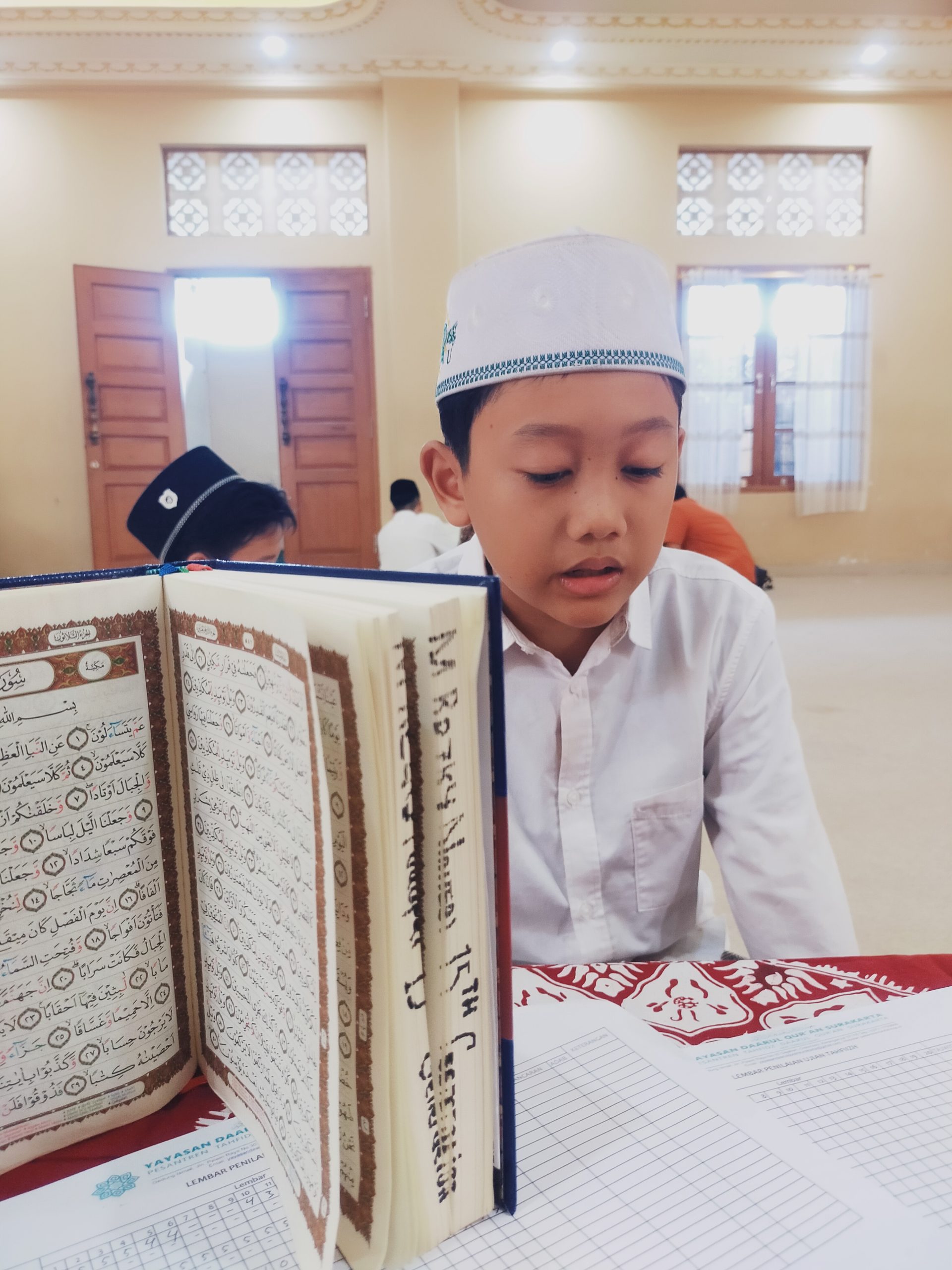 Ujian tahfizh Pesantren Tahfizh Daarul Qur’an Surakarta